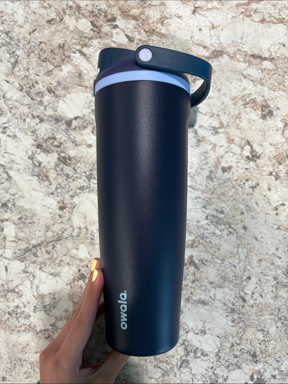 Blue owala water bottle